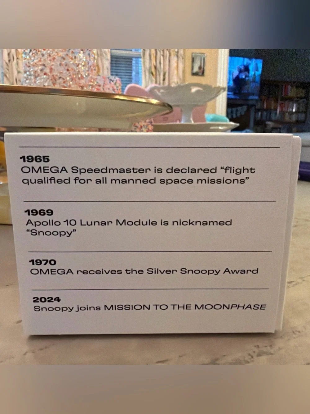 Omega x Swatch key features